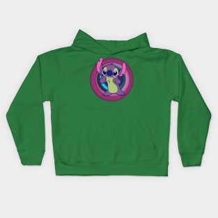 retro stitch Kids Hoodie